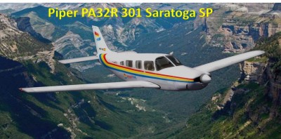 TEXTURA AHS CONTEMPORÁNEA PARA PIPER  PA32R 301 SARATOGA SP de Carenado para FSX/Prepar3D.